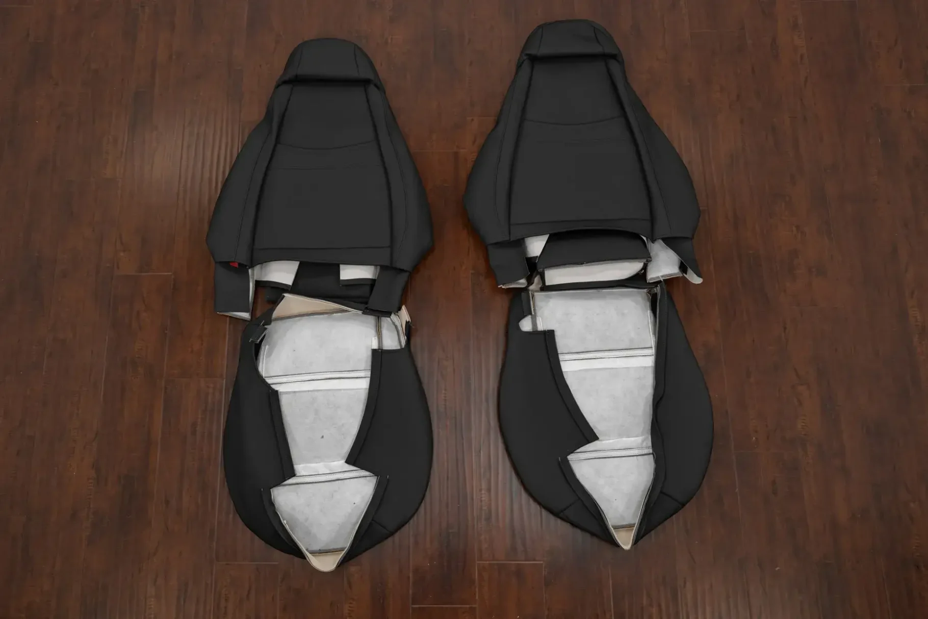 Front seat miata roadster upholstery flipped