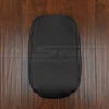 Black leather console lid cover upholstery for honda CRV