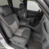 Custom Chevrolet Silverado leather seats installed