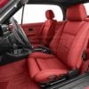 Cardinal Red installed leather seats for BMW E30