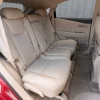 Vanilla replacement leather seat covers installed for lexus rx450h rear seats