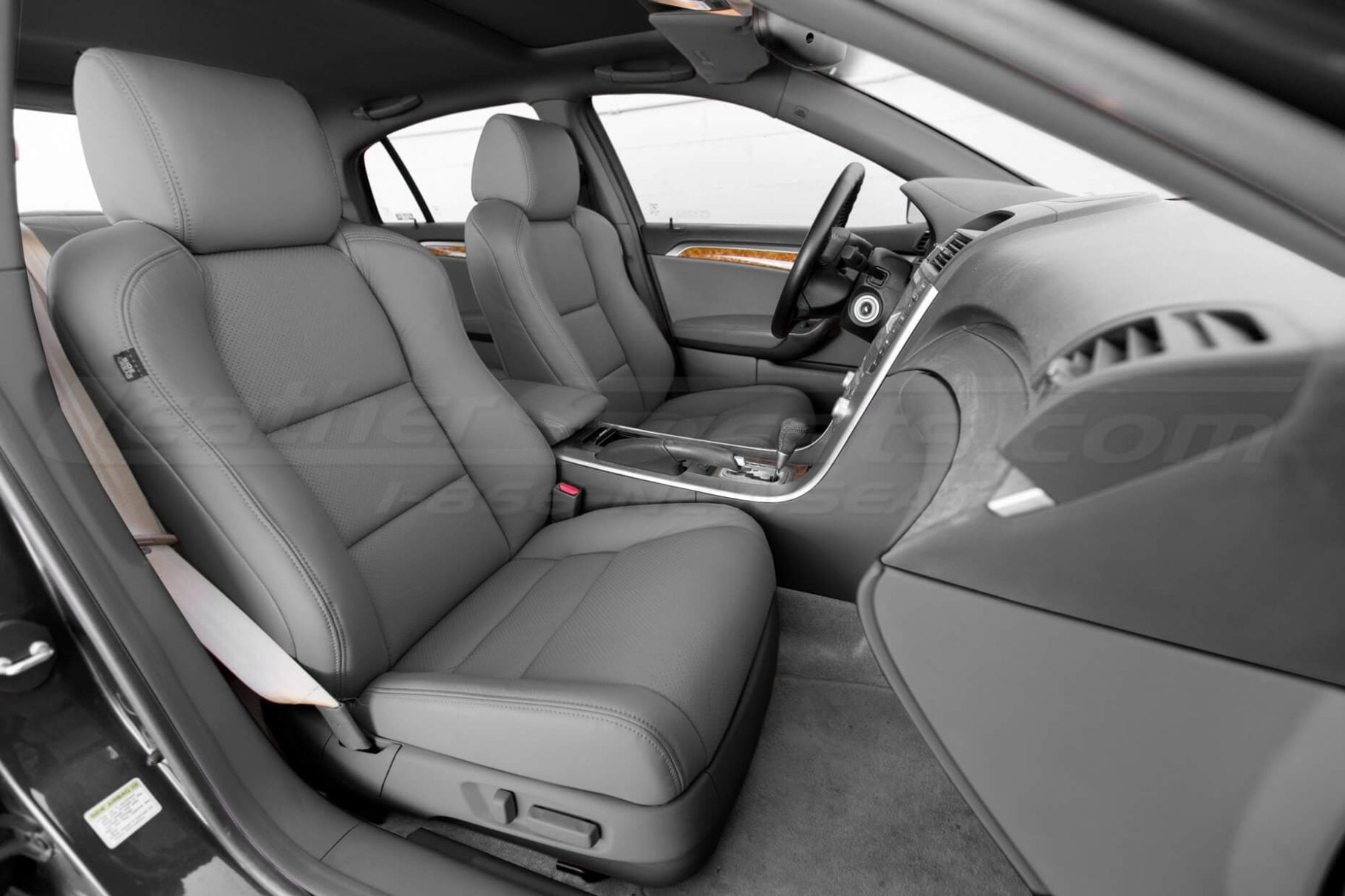 2004-2008 Acura TL Custom Light Grey leather seat upholstery kit