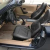 Installed Black leather seats in mazda miata
