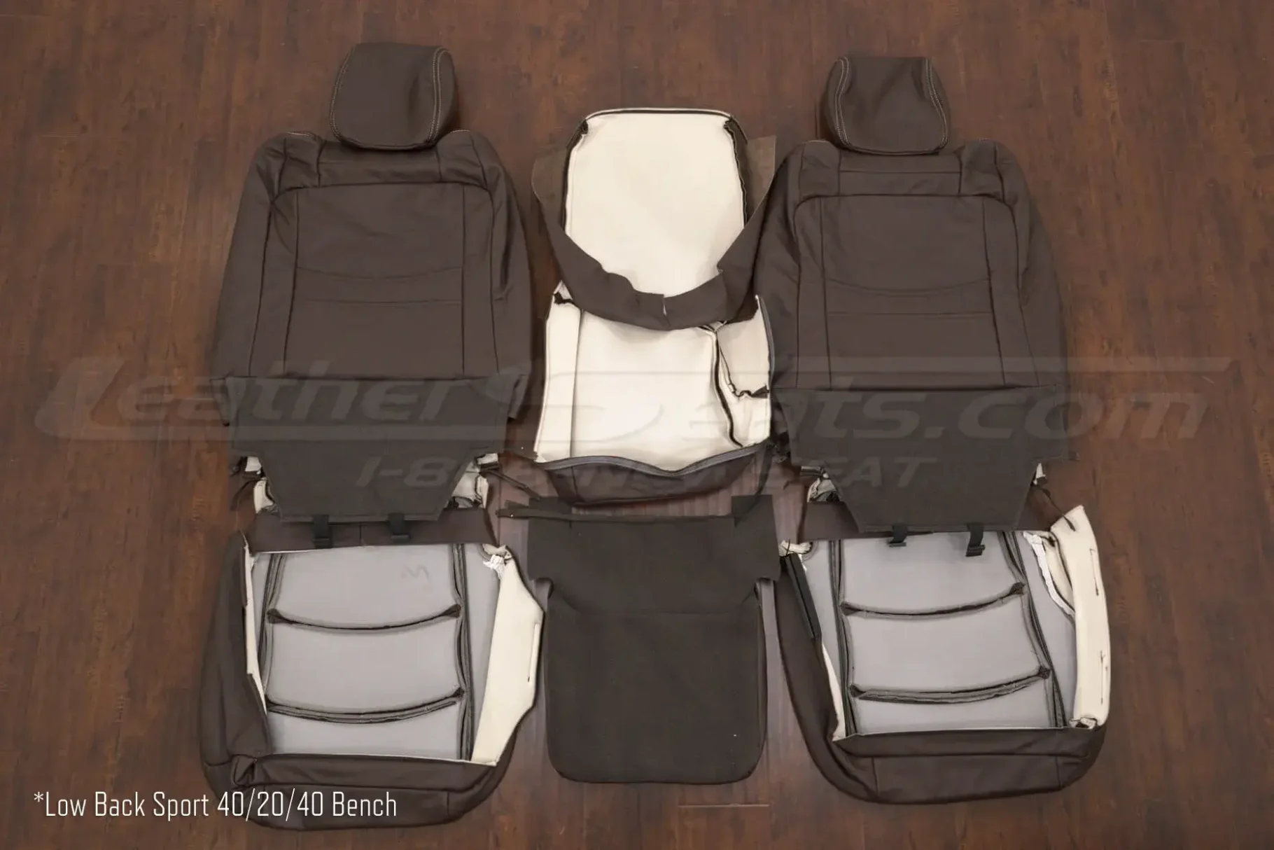 Front Ram bench seat upholstery flipped