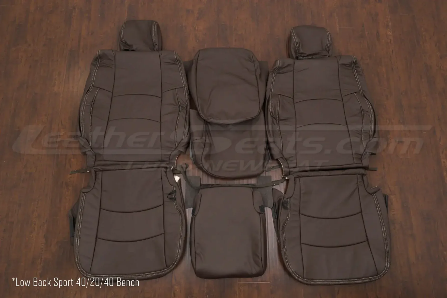 Dodge Ram Custom Upholstery - Coffee - Low Back sport 40/20/40 bench