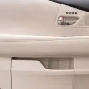 Straighto n view of custom vanilla leather door armrests