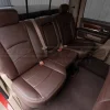 Aftermarket coffee ram rear leather seats installed