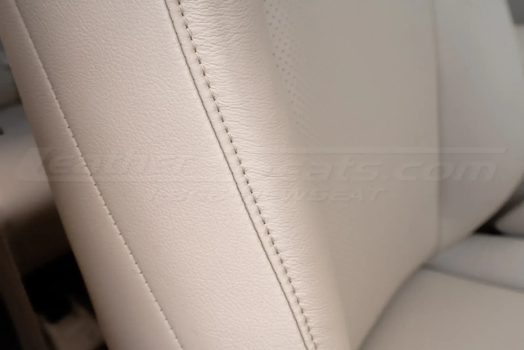 Vanilla stitching on matching Vanilla leather