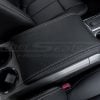 Custom leather center console lid cover for ford f-150 trucks