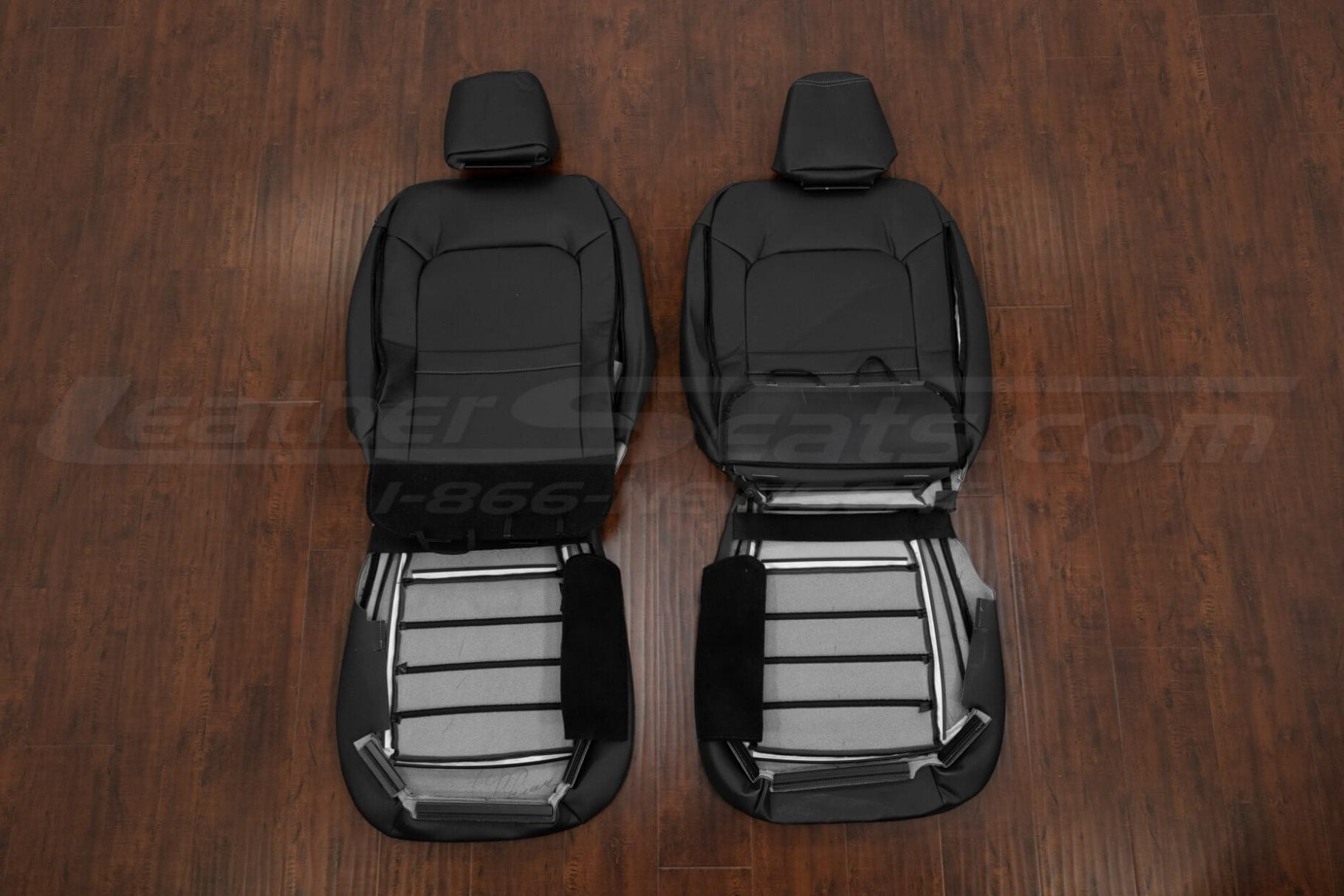 Front seat Ford Ranger leather upholstery flipped