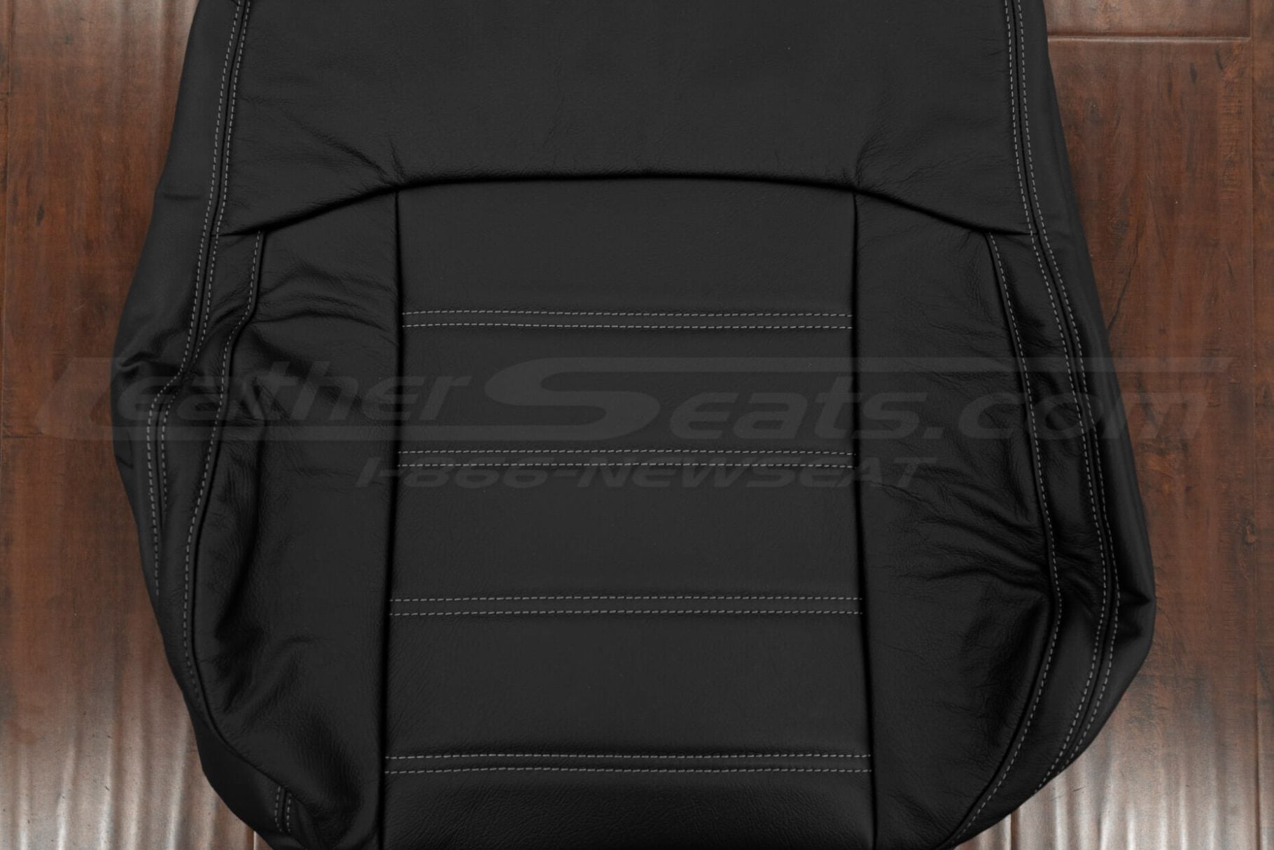 Insert section of Ford Ranger Black leather backrest upholstery