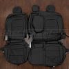 Ford Escape black leather seat cover - Rear seat upholstery with armrest