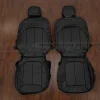 Jeep Grand Cherokee Custom leather seat upholstery kit - Black -front seat covers