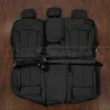 2022-2026 Jeep Grand Cherokee rear leather seat covers - Black upholstery kit