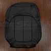 Black leather backrest upholsteery for Jeep Grand Cherokee 2-row