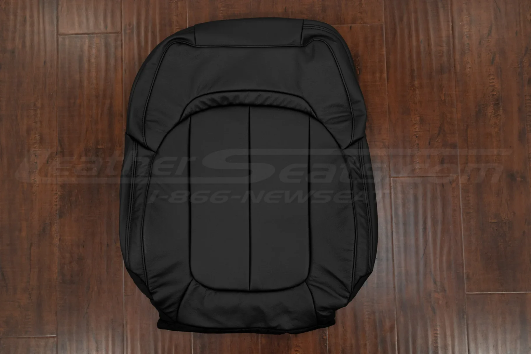 Black leather backrest upholsteery for Jeep Grand Cherokee 2-row