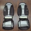 Front seat black SSR upholstery flipped