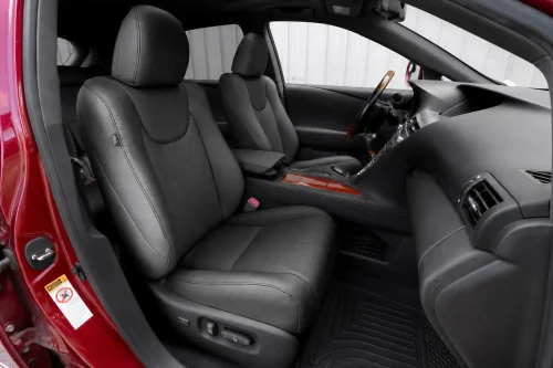 Black leather seat upholstery kit for Lexus RX350 and RX450h - Featured Image