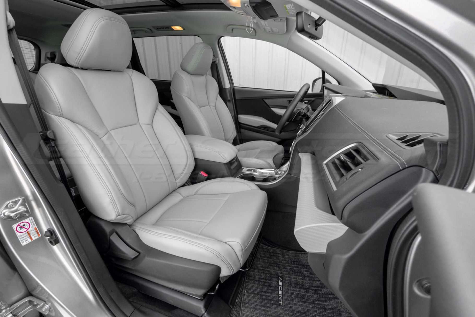 2019-2026 subaru Ascent with custom installed dune leather seats - passenger side