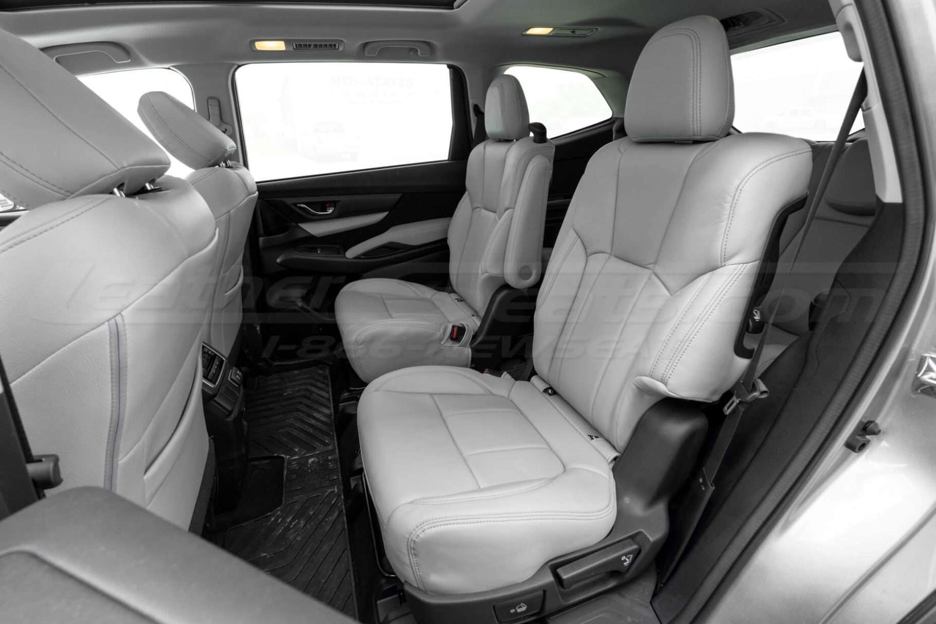 Custom warm ivory installed leather seats subaru ascent