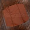 Mitt brown camaro console lid upholstery with black stitching