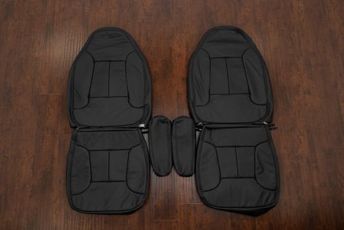 1992-1996 Ford Bronco black replacement leather seat covers