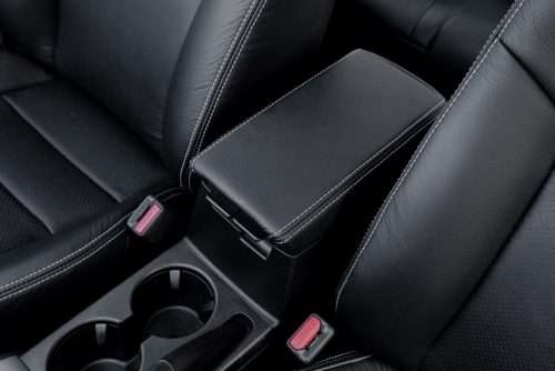 2003-2007 Honda Accord leather center console lid cover upholstery installed