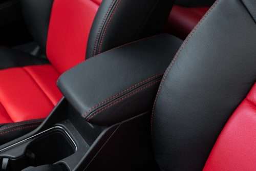 2012-2015 Honda Civic leather console lid cover upholstery