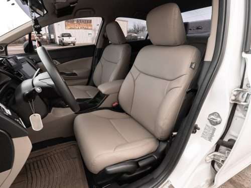 2014-2015 Honda Civic Fawn installed leather seats