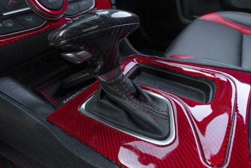 2015-2023 Dodge Charger aftermarket leather shift boot upholstery