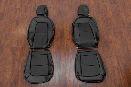 Black leather seat upholstery kit 2017-2021 Chevrolet Bolt