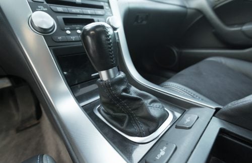 Acura TL leather shift boot cover upholstery