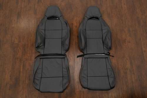 2004-2005 Subaru Impreza WRX Dark Graphite leather seat upholstery kit