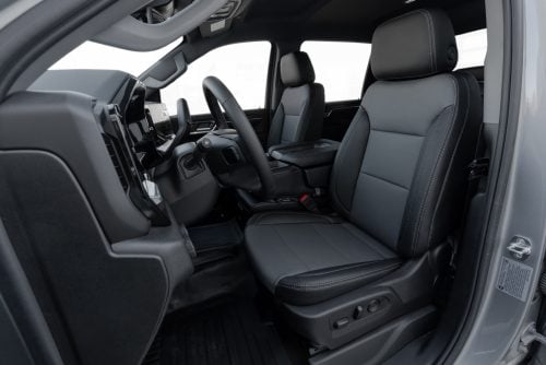 Aftermarket replacement leather seat covers for Chevy Silverado