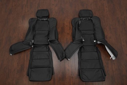 Aftermarket black leather seat upholstery kit for Acura NSX