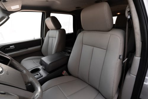 Aftermarket installed Puddy leather seats for 2007-2008 Ford Expedition