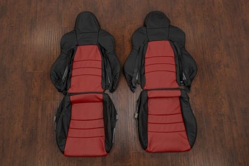 2006-2007 Honda S2000 Black and Cardinal leather seat kit