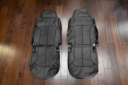 Chevrolet S-10 Blazer 2 Door Black leather seat covers