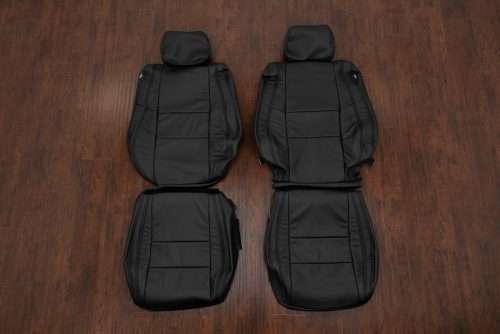 Black replacement leather seat covers for 2011-2022 Jeep Grand Cherokee
