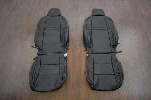 Black replacement leather seat covers for 2012-2014 Toyota Camry