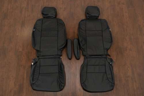 Black replacement leather seat covers for 2012-2014 Honda CR-V