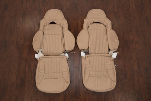 Chevrolet C5 Corvette Sport Buckets Bisque replacement leather seat covers