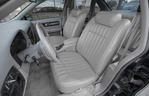 Chevy Impala SS with custom smoke leather seats installed