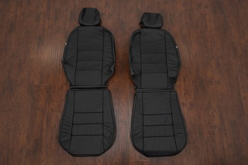 Chrysler Town and Country black leather seat upholstery kit
