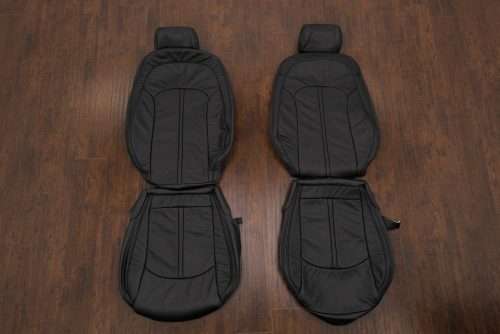 Custom Black leather seat upholstery 2015-2017 Hyundai Sonata