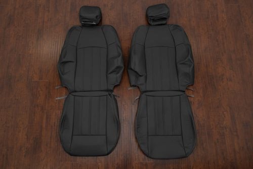 Dark Graphite leather seat covers for Chrysler 300C sedan
