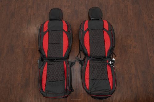 Diamond Quilted Jeep Wrangler leather seat upholstery kit