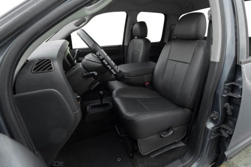 Dark Graphite aftermarket replacement leather seat covers for Dodge Ram