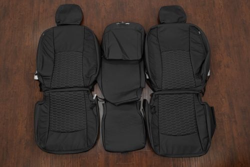 2013-2019 Ram Interlaced Hexagon Quilted replacement leather seat covers - Featured Image