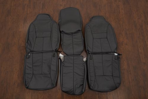 1998-2001 Dodge Ram Regular Cab Dark Graphite replacement leather seat covers